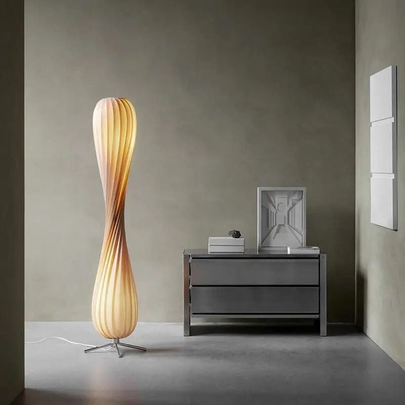 Shanghaf - Wooden Floor Lamp