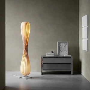 Shanghaf - Wooden Floor Lamp