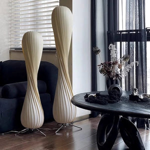 Shanghaf - Wooden Floor Lamp