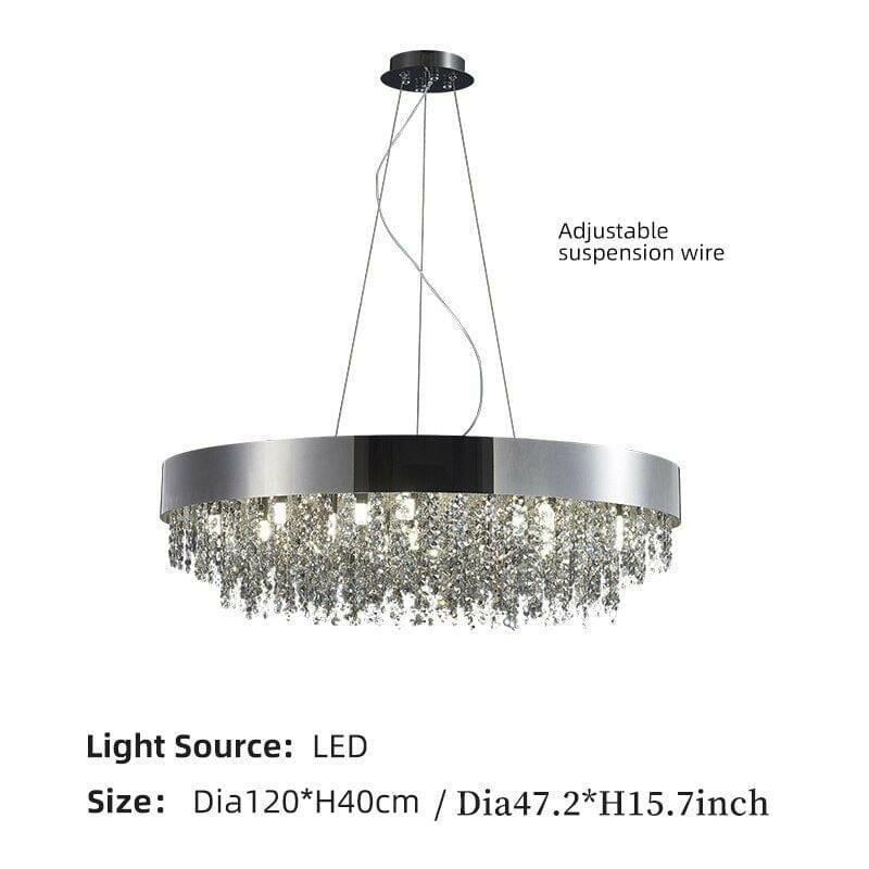 Stella - Italian Modern Luxury Crystal Chandelier | bright&plus