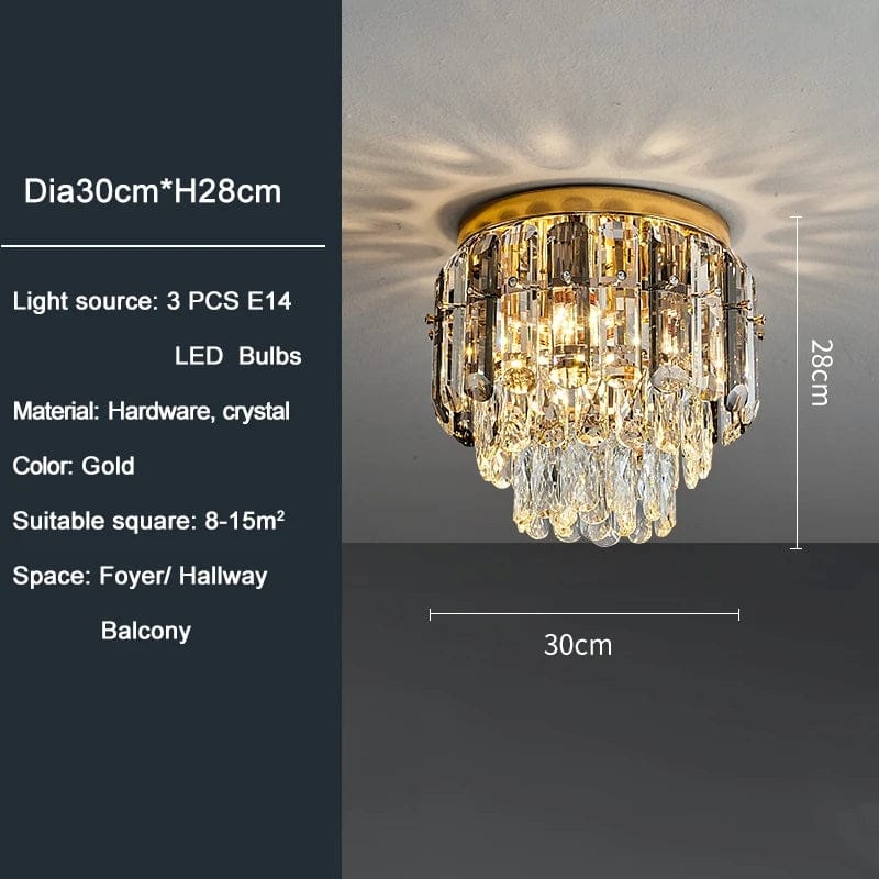 Stellar - Industrial Glass Ceiling Lamp