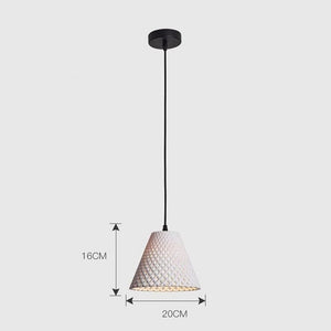 Stuart - Modern Minimalist Resin Pendant Lamp