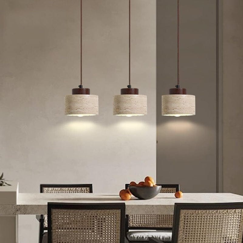 TerraGlow - Natural Stone Ceiling Pendant Lamp