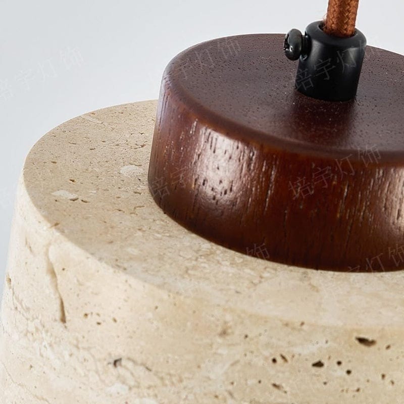 TerraGlow - Natural Stone Ceiling Pendant Lamp