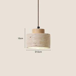 TerraGlow - Natural Stone Ceiling Pendant Lamp