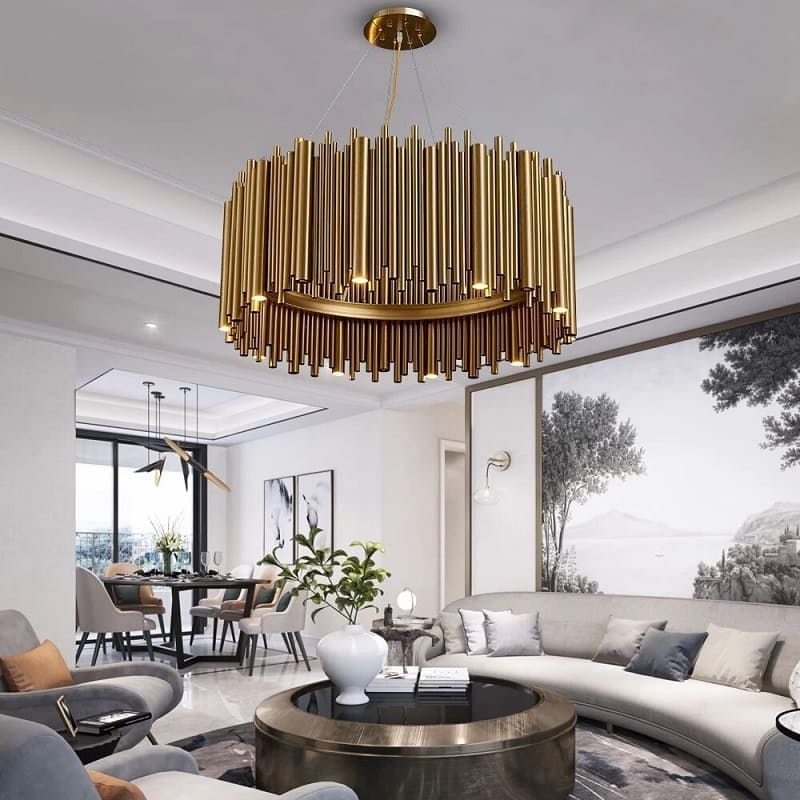 Tosh - Luxury Gold Chandelier for Living Room