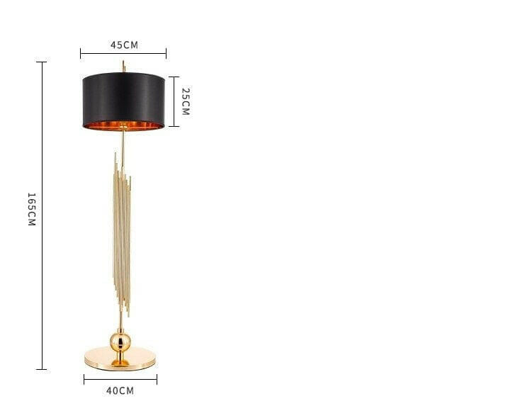 Ugo - Nordic Post-modern Golden Floor Lamp