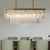 Viktor - 2 Level Pendant Lamp with Transparent Faceted Glass