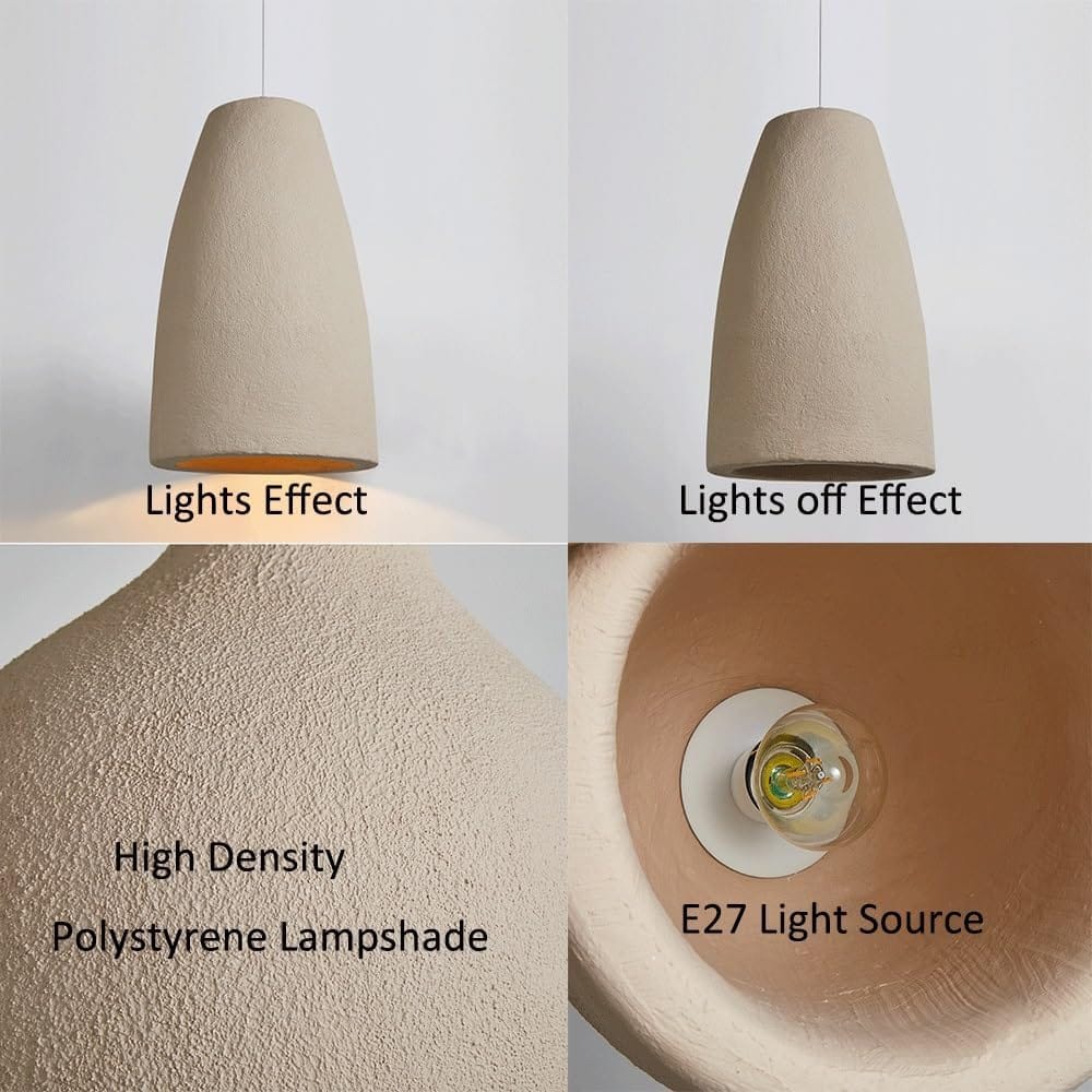 Vold - Wabi-Sabi Japanese Resin Pendant Lamp
