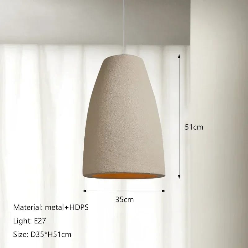 Vold - Wabi-Sabi Japanese Resin Pendant Lamp