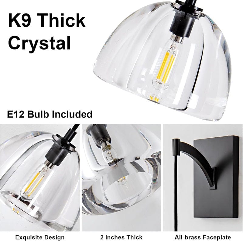 Volker - Modern Crystal Wall Lamp