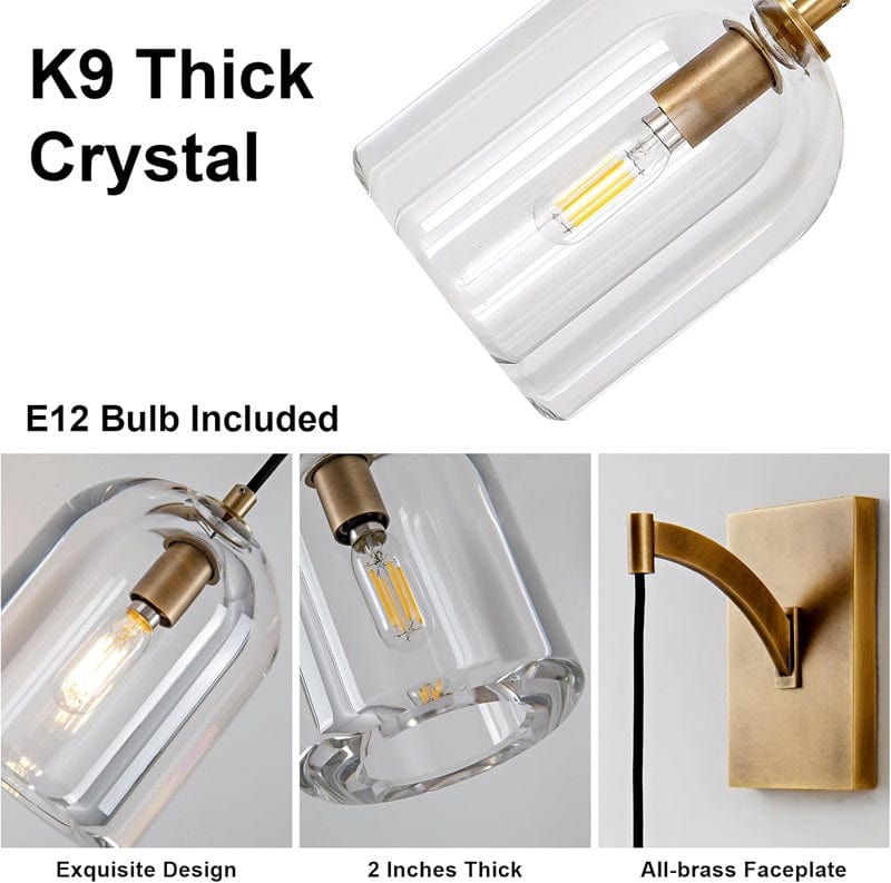 Volker - Modern Crystal Wall Lamp