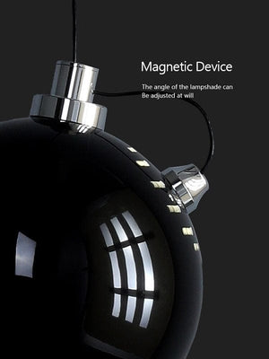 Vool - Modern Magnetic Spherical Pendant Light with Adjustable Angle