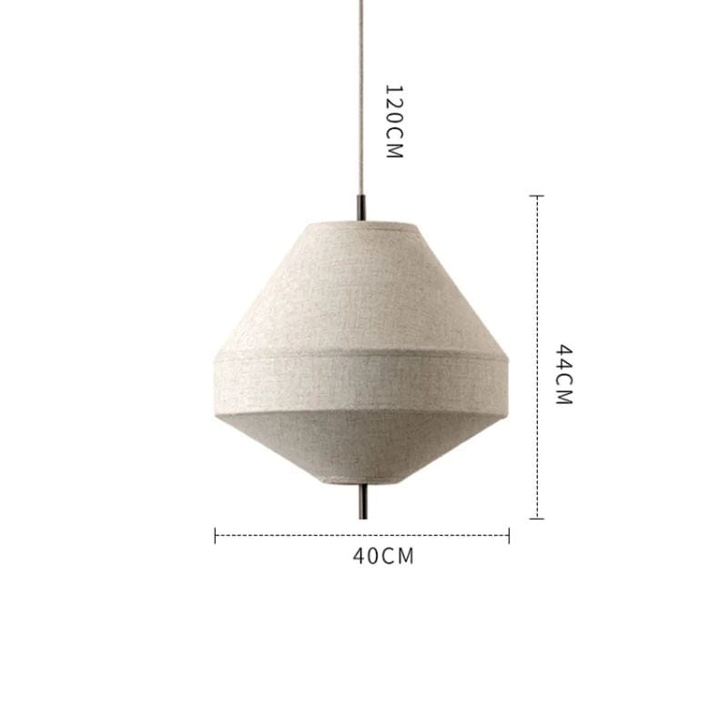 Wabi Sabi Pendant Light – Minimalist Natural Hanging Lamp