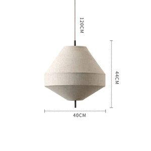 Wabi Sabi Pendant Light – Minimalist Natural Hanging Lamp