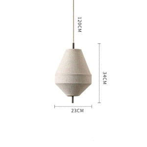 Wabi Sabi Pendant Light – Minimalist Natural Hanging Lamp