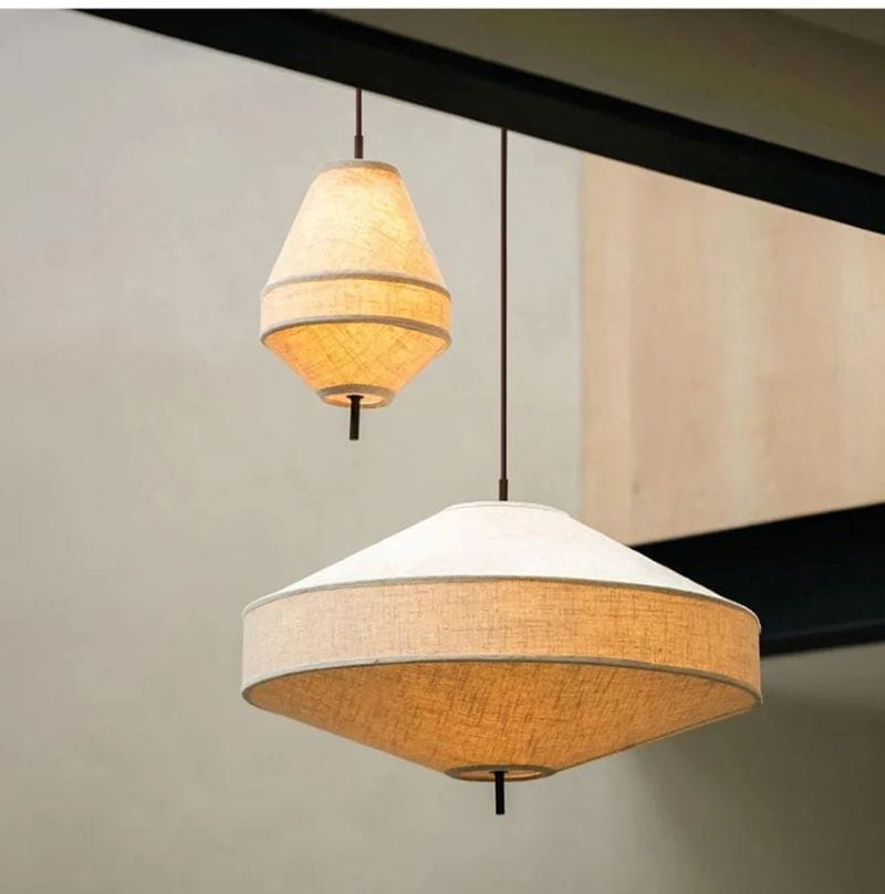 Wabi Sabi Pendant Light – Minimalist Natural Hanging Lamp