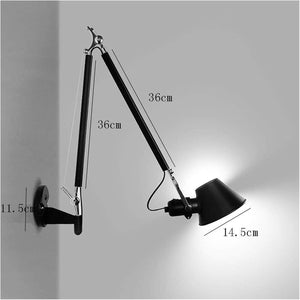 Wall Sconce Modern Foldable Adjustable Telescopic E27