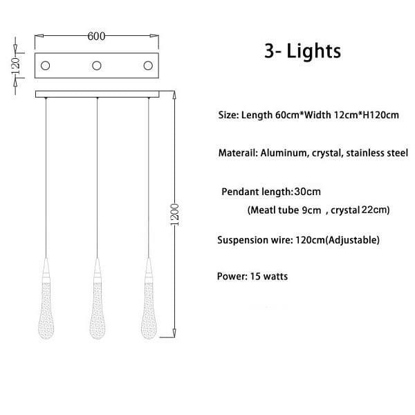 Forcis - Crystal Sparkle Drop Pendants | Bright & Plus.