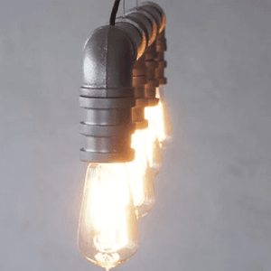 4 Head Water Pipe Industrial Pendant Light | Bright & Plus.