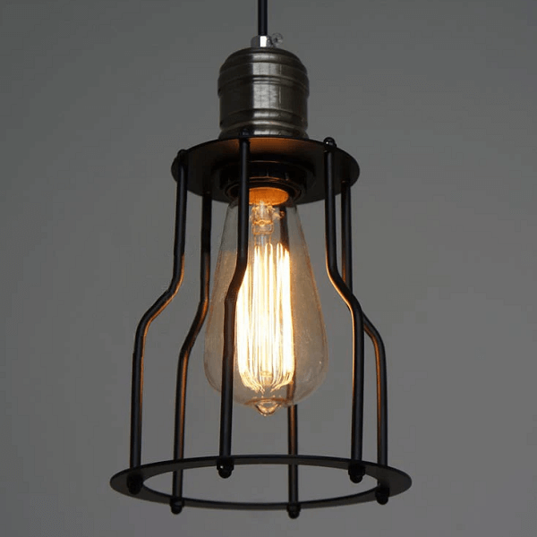 6 Head Industrial Wire Cage Chandelier / Pendant Lights | Bright & Plus.