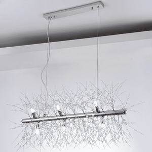 Alice Dandelion Design Lighting Rectangle Crystal Chandelier