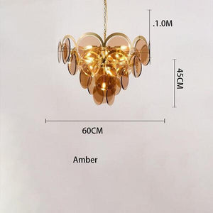 Alma - Creative Decoration Glass Chandelier | Bright & Plus.