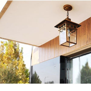 Aluminum Antique Pendant Lamp Outdoor/Indoor