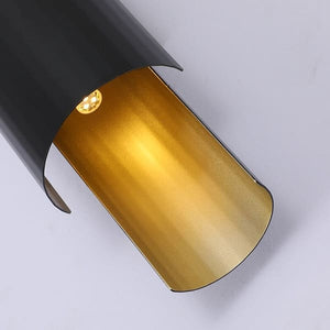 Ame - Metal And Glass Cylinder Wall Lamp