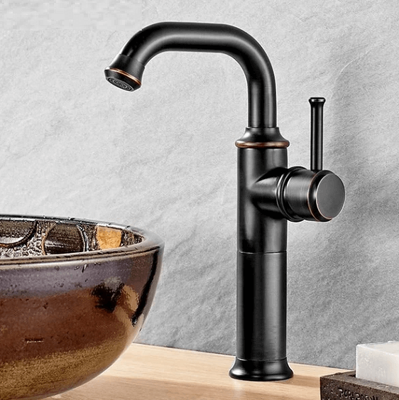 Anaia - Vintage Style Brass Bathroom Faucet | Bright & Plus.
