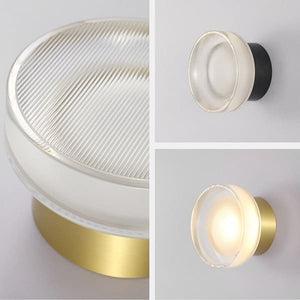 Anke - Creative Glass LED Wall Lamp Simple