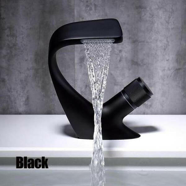 Outlet Waterfall spout faucet chrome