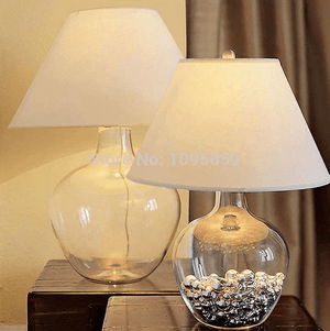 Arabella - Modern Glass Desk Lamp | Bright & Plus.