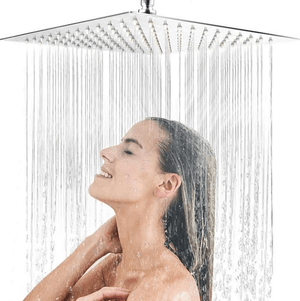 Arlo - Large Luxury Rainfall Shower Head | Bright & Plus.