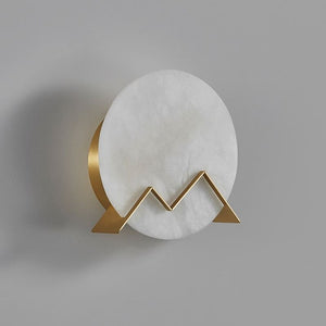 Armin - Modern Copper Marble LED Wall Lamp