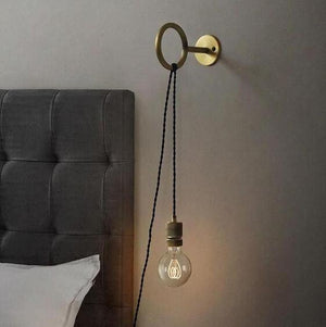 Avita - Modern Nordic Wall Mounted Bulb Ring Holder | Bright & Plus.