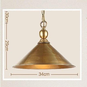 Baxter - Antique American Loft Style Pendant Lamp | Bright & Plus.