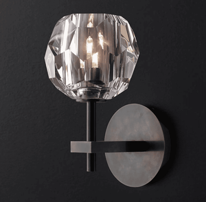 Belle Crystal - Indoor Luxury Copper Wall Lamp