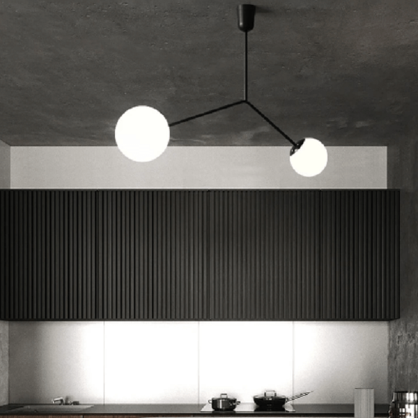 Ben - Minimalist 2 Head Branch Pendant Light | Bright & Plus.