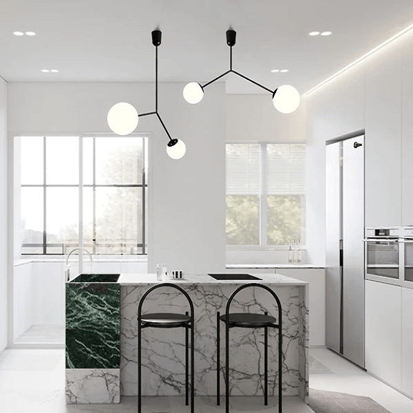 Ben - Minimalist 2 Head Branch Pendant Light | Bright & Plus.