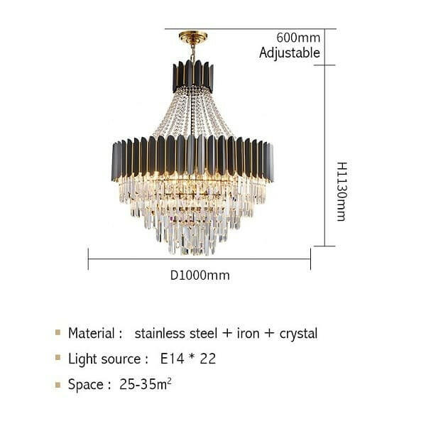 Carlo - Nordic Stainless Steel Circular Chandelier | Bright & Plus.