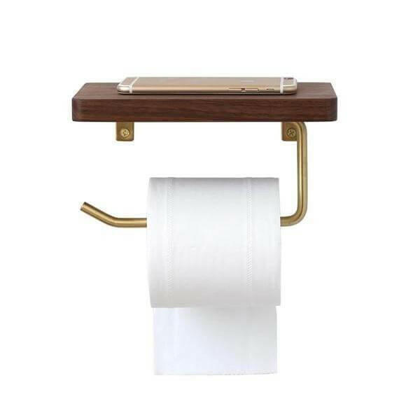 Bentlee - Modern Toilet Paper Roll Holder Shelf