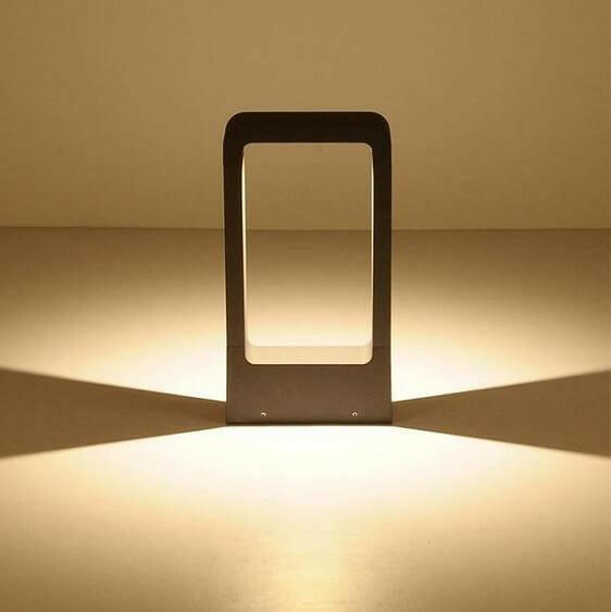 Breckyn - Modern Black Frame Garden Light | Bright & Plus.