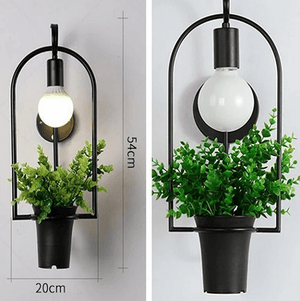 Brielle - Modern Nordic Planter Wall Lamp | Bright & Plus.