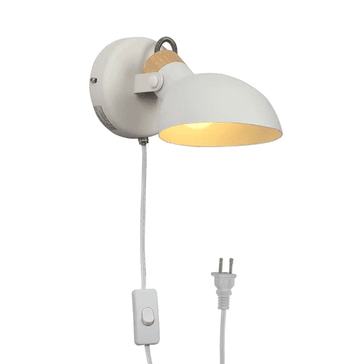 Brisel - Reading Wall Lamp with Plug