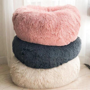 BriteDoggie Comfy Faux Fur Pet Bed | Bright & Plus.