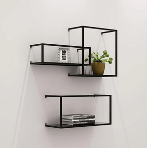 Brock - Modern Nordic Iron Frame Shelves | Bright & Plus.