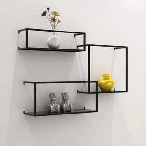 Brock - Modern Nordic Iron Frame Shelves | Bright & Plus.