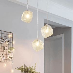 Burley - Glass Pendant Hanging Lamp | Bright & Plus.