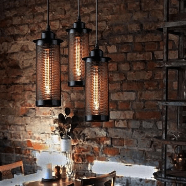 Caius - Vintage Industrial Hanging Pendant Lamp | Bright & Plus.